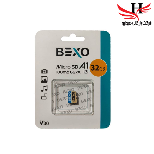 تصویر کارت حافظه بکسو با ظرفیت 32 گیگ باسرعت100MB